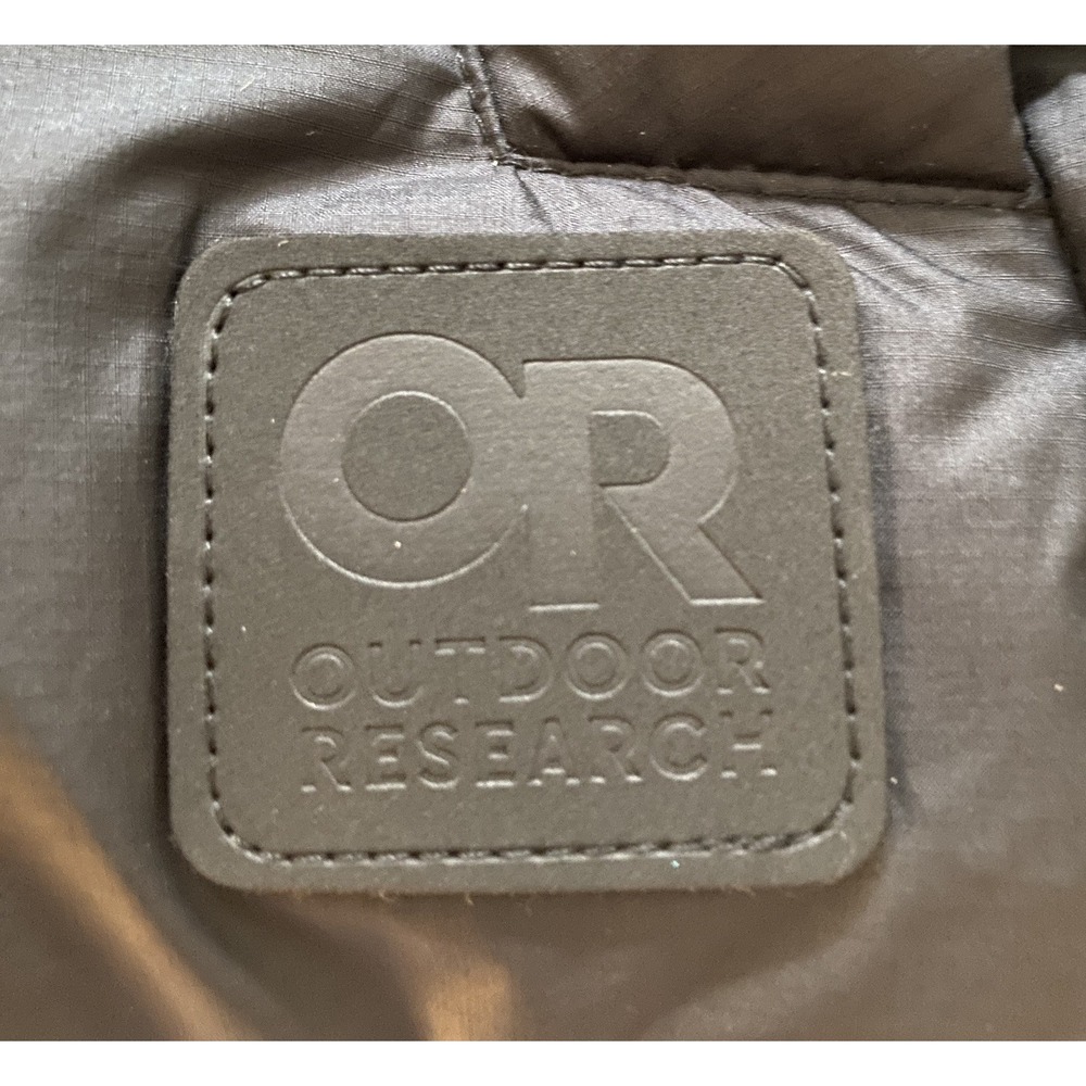 OUTDOOR RESEARCH Coldfront II Hooded 700 Down Fill Puffer Jacket Vest Black - M - Picture 8 of 14